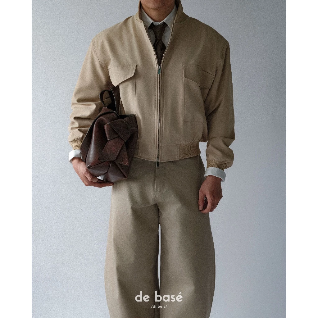 basé JACKET 01 - Áo Khoác Bomber Kaki