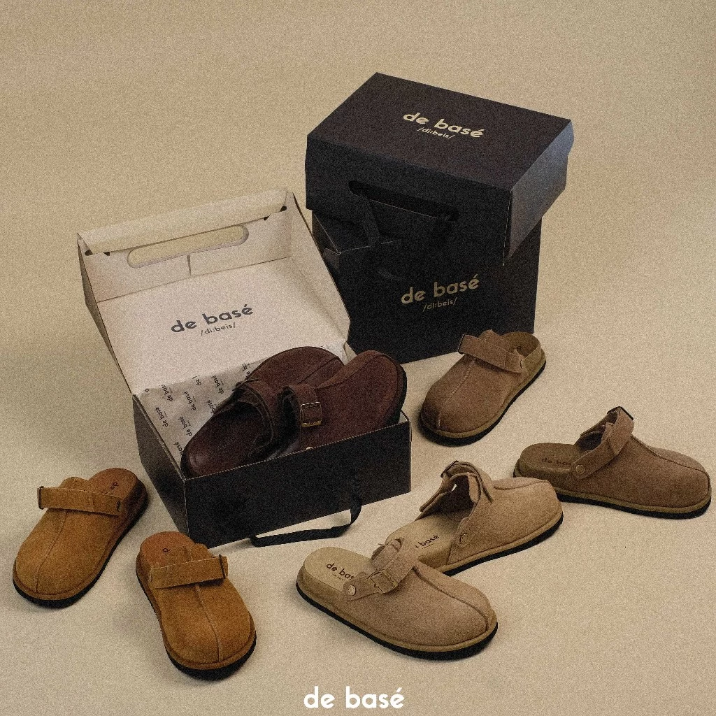 Dép Quai Cài Da Lộn - De Basé Buckle Mulé