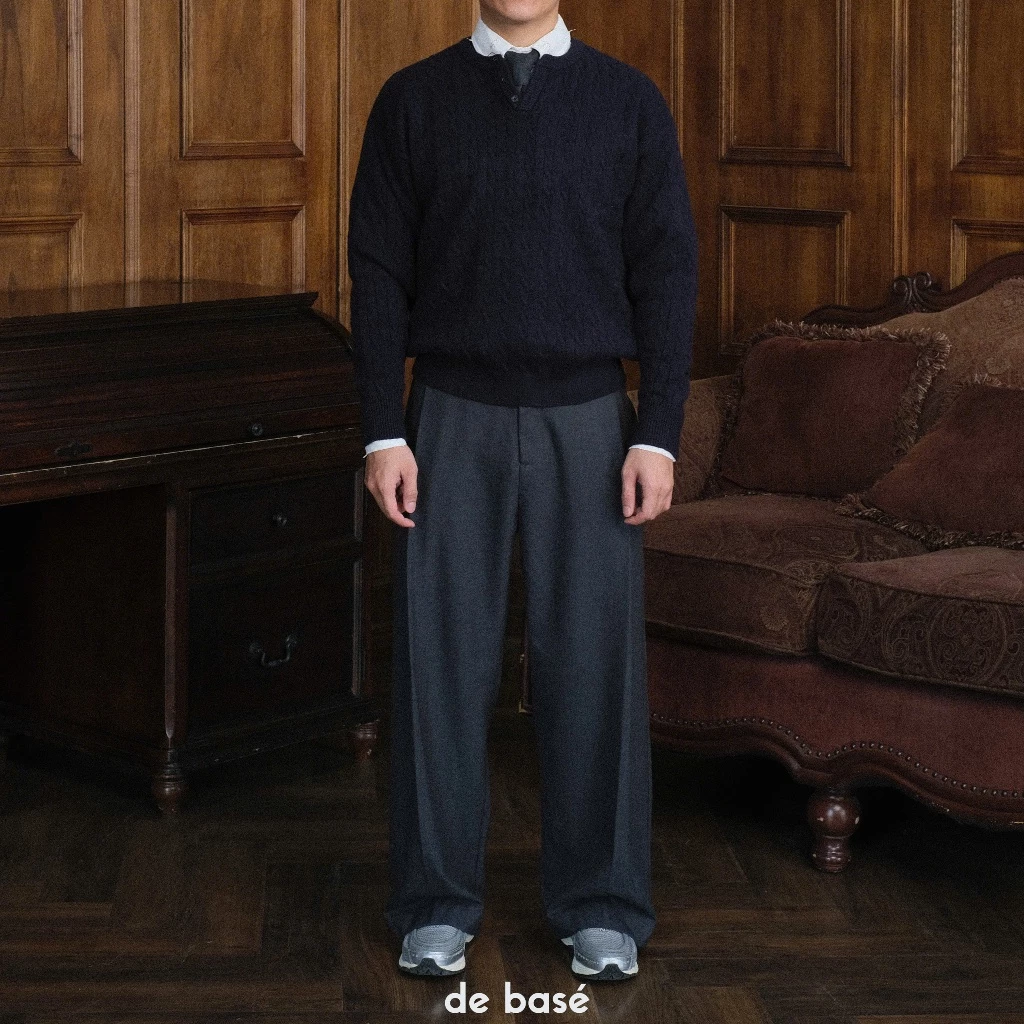 BLANK Cable-Knit Sweater - Áo Len Vặn Thừng